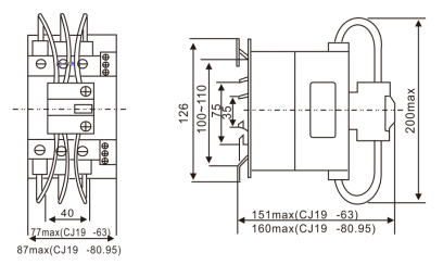 CJ19-95切換電容器接觸器